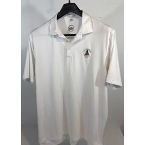 Peter Millar 121st US Amateur Oakmont Golf Polo Shirt White XL Summer Comfort